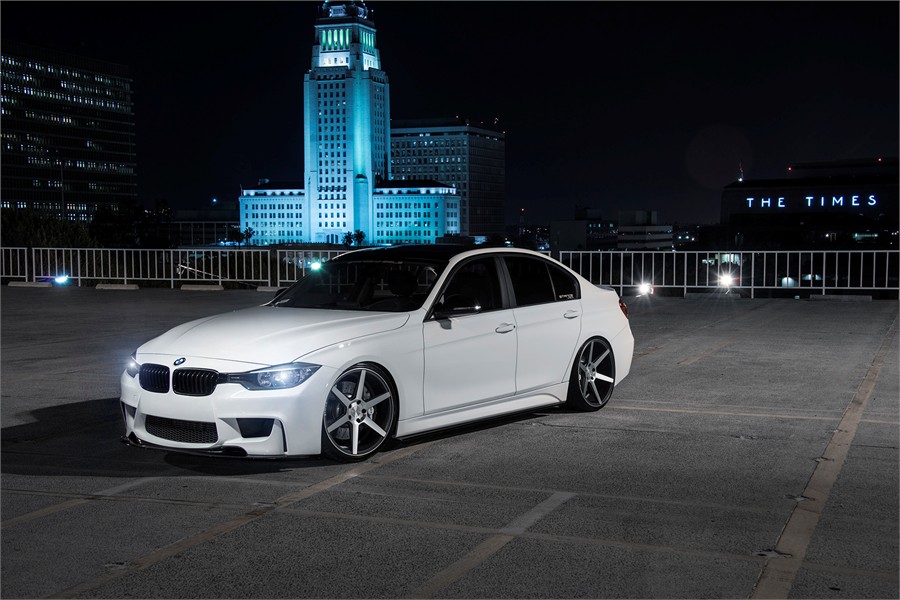 Stance Wheels SC-6 Slate Grey Machine on BMW F30